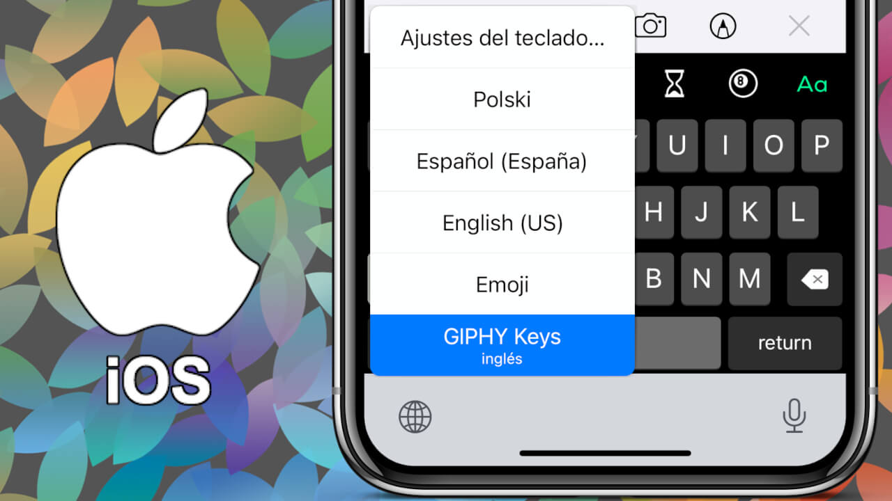 como instalar teclados de terceros en iPhone con iOS