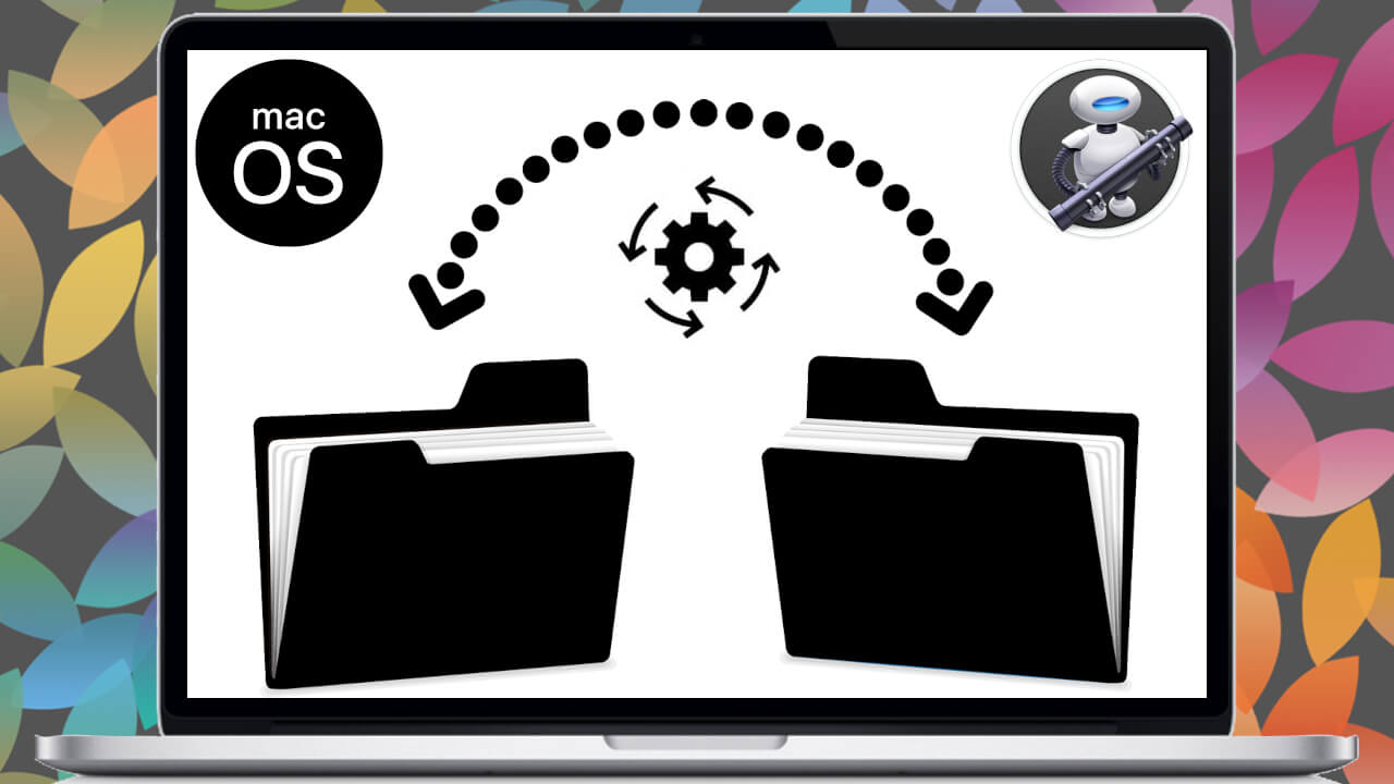 como mover archivos entre carpetas automáticamente en mac