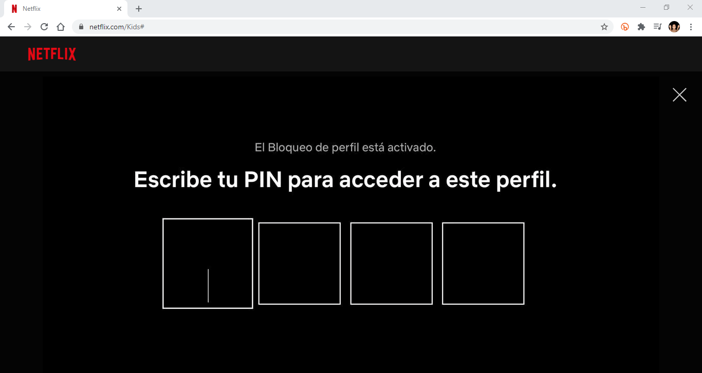 netflix permite proteger tu perfil con contraseña 