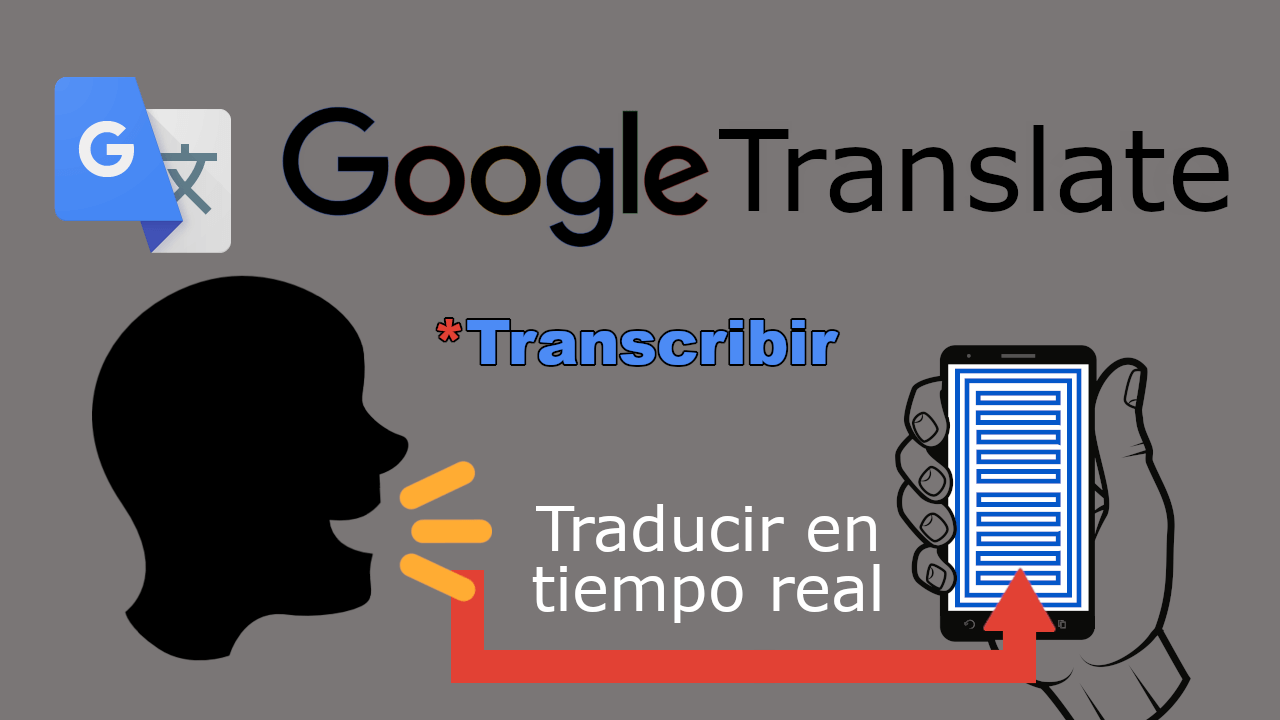 como usar la nueva función transcribir de Google translate que te permite traducir voz en tiempo real