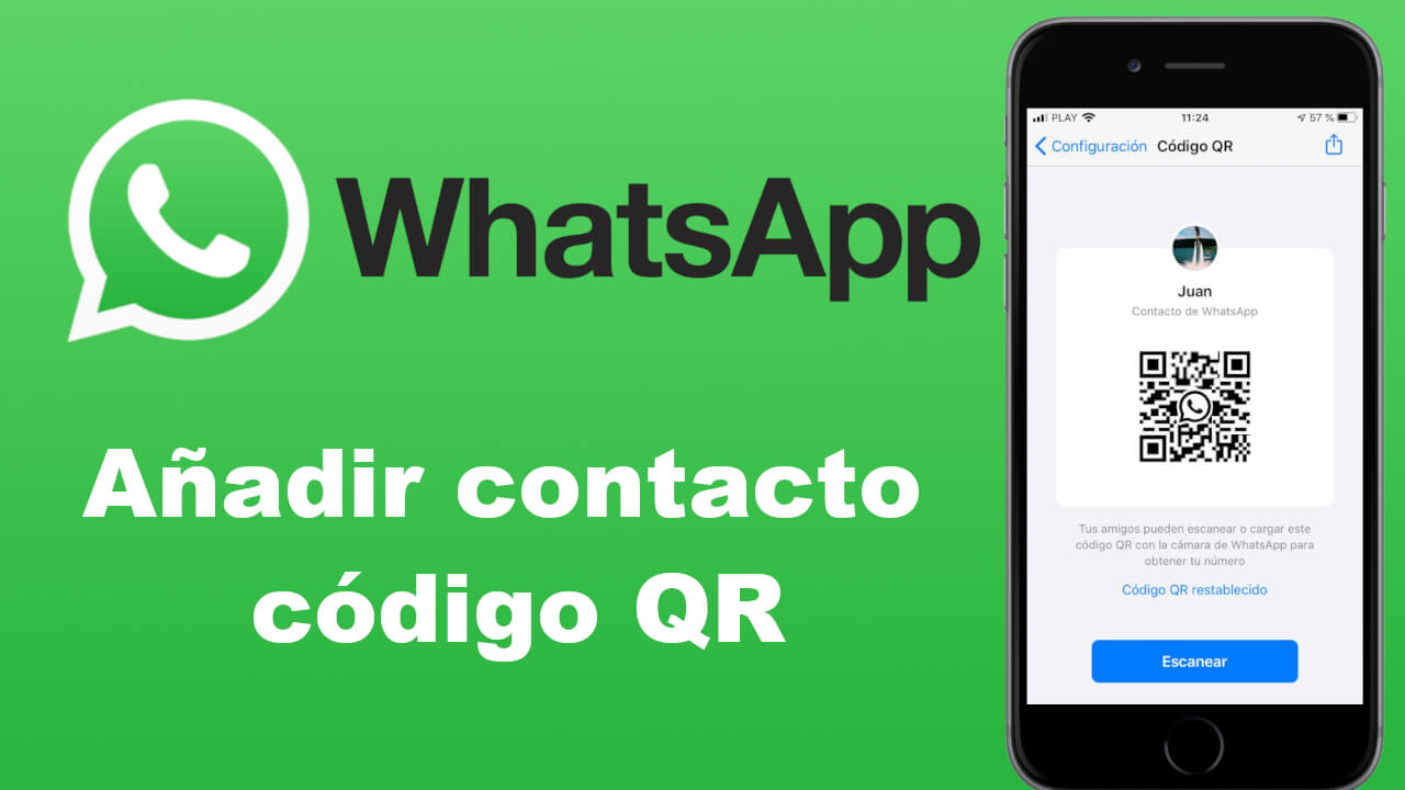 como añadir contactos a Whatsapp usando codigo qr