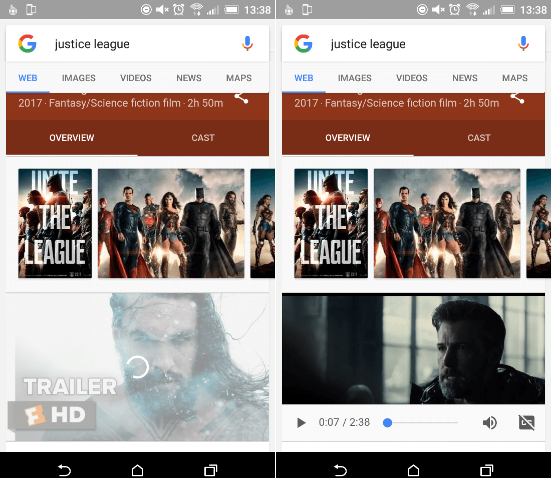 deshabilitar la opción de reproducción automatica de los videos de Google en Android