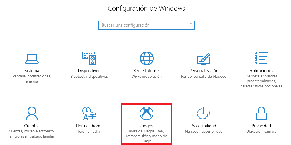 Windows 10 creators barra de juegos en el modo Juego