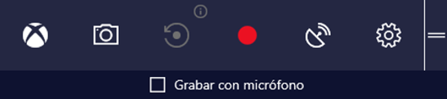 funciones de la barra de juego de Windows 10 creators