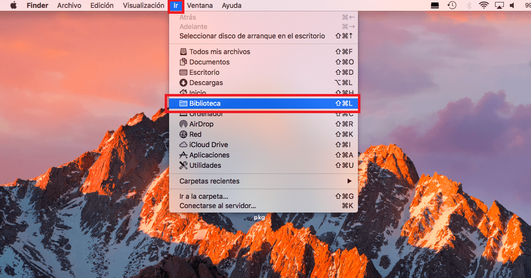 Conoce como mostrar la carpeta Biblioteca Mac en Sierra, Capitan o Yosemite