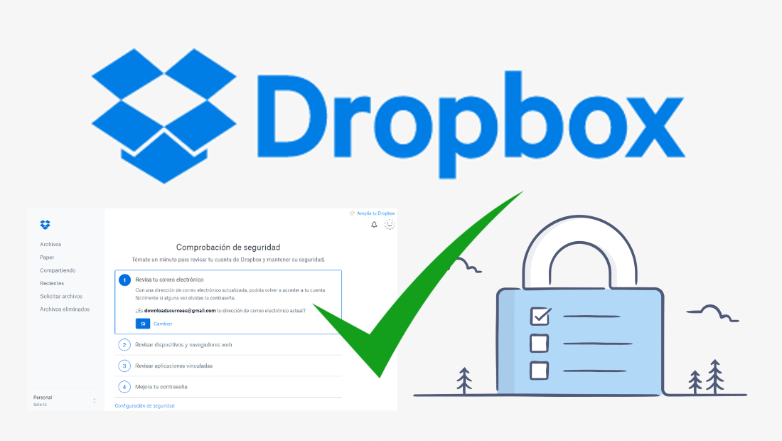 como comprobar la seguridad de tu cuenta de Dropbox