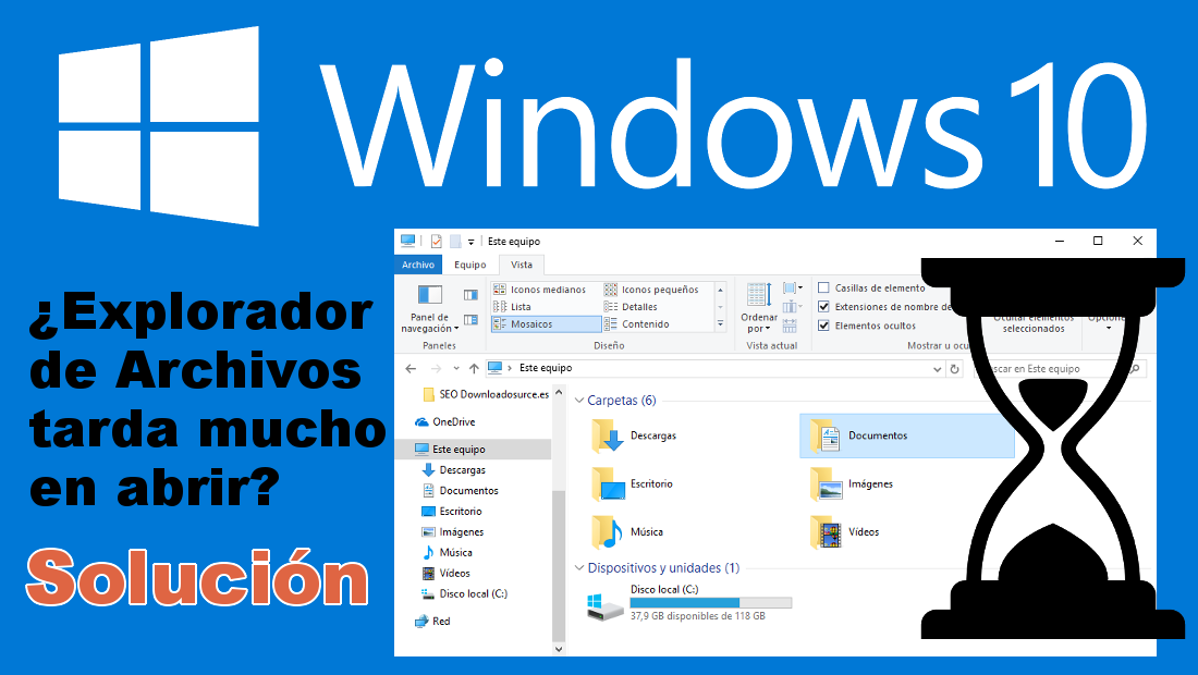 dividir portátil Radar Como solucionar el problema cuando el Explorador de Archivos de Windows 10  se abra lento.
