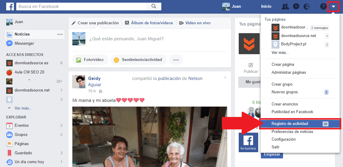 recuperar las publicaciones ocultas de tu biografía de Facebook