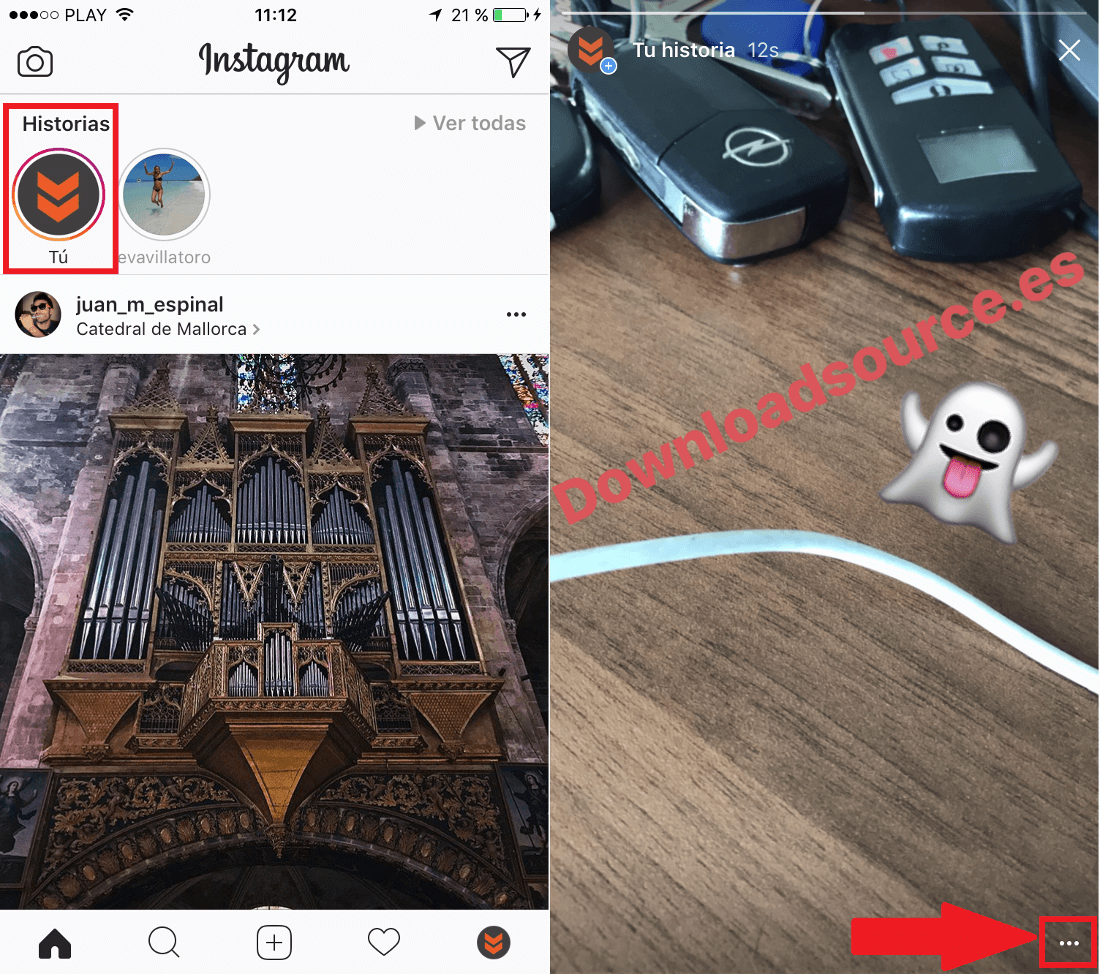 Como borrar fotos y videos especificas de las historias de Instagram desde Android o iOS