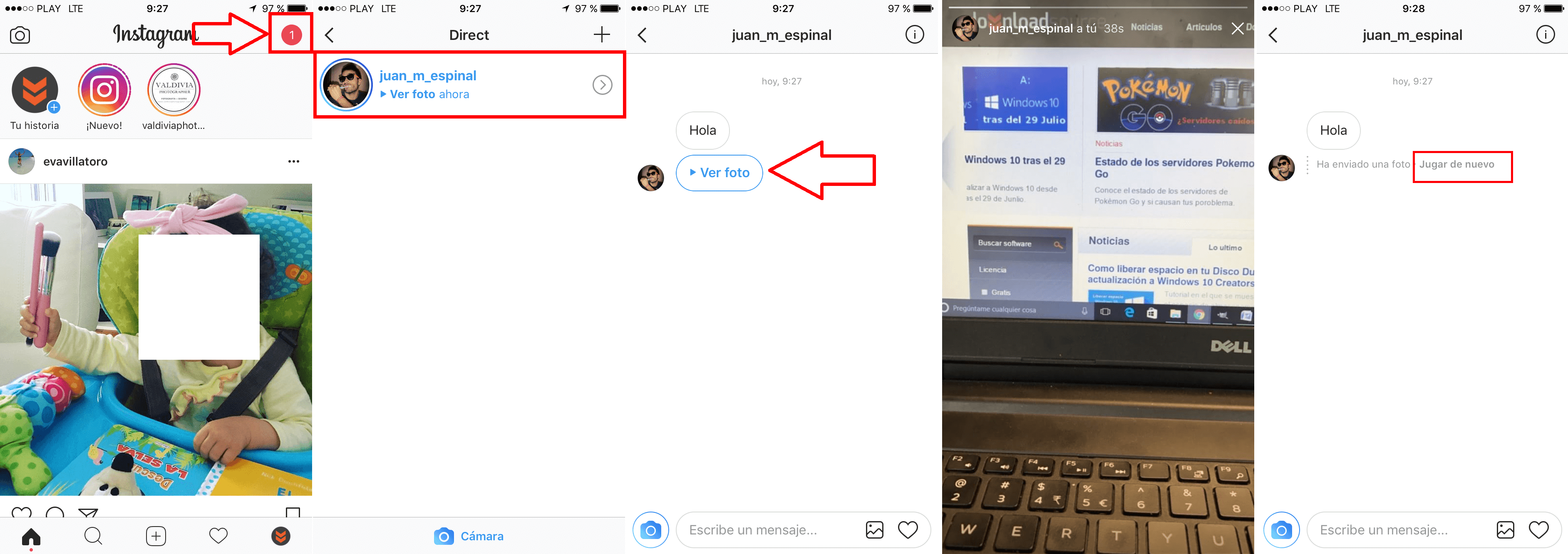 conoce como enviar fotos y videos temporales en Instagram Directo en Android e iOS