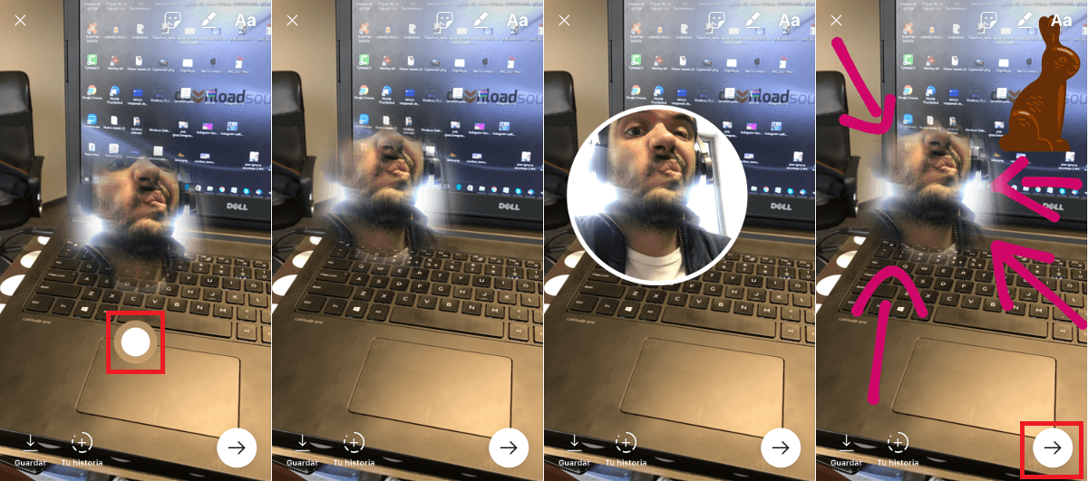 Historias de Instagram permite usar stikers con tu cara