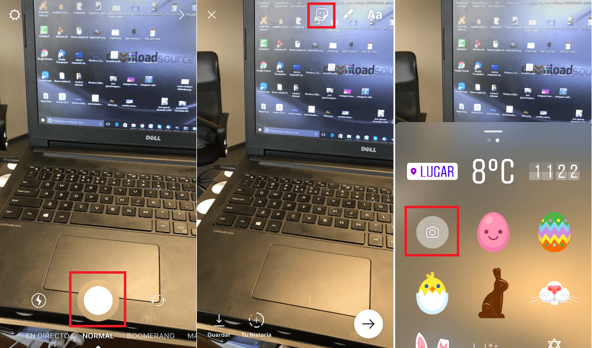 stikers con tu cara para historias de instagram