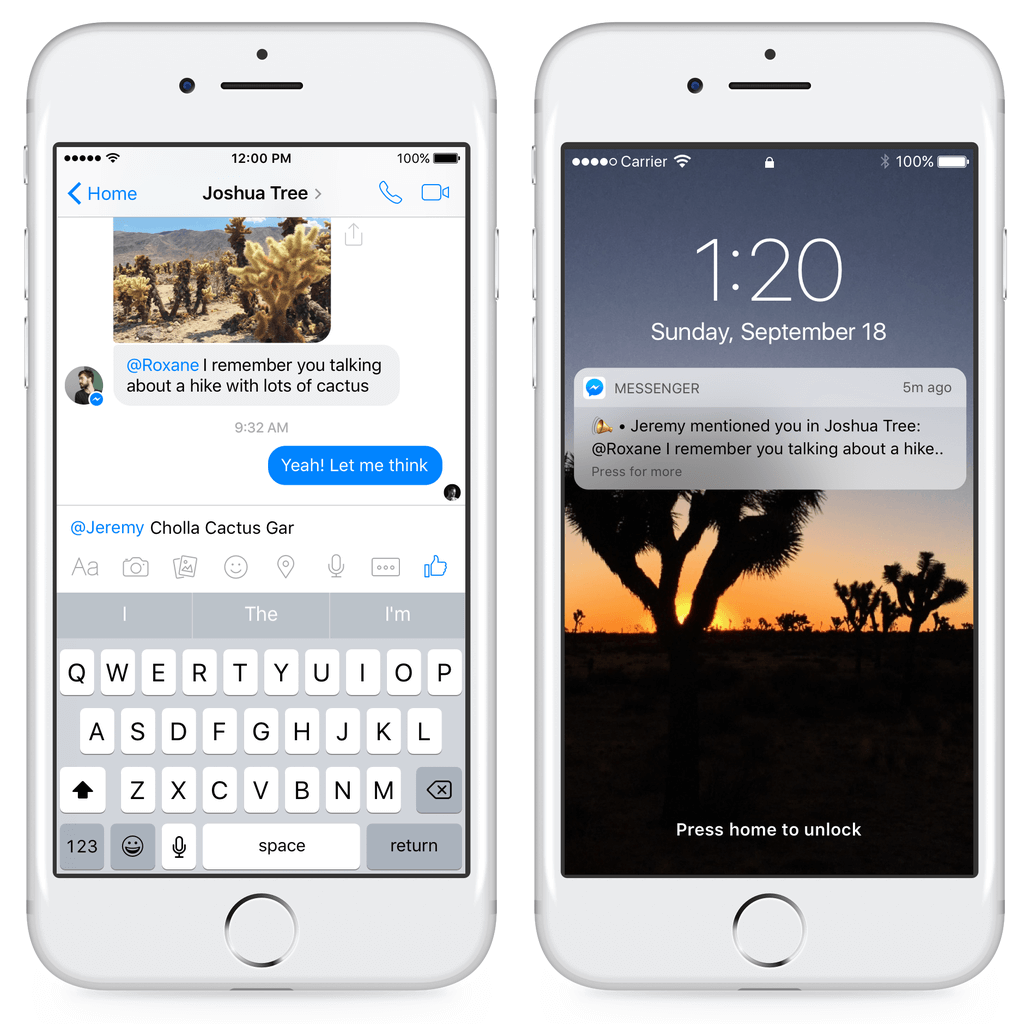 Activar reacciones de Facebook messenger en Android e iOS