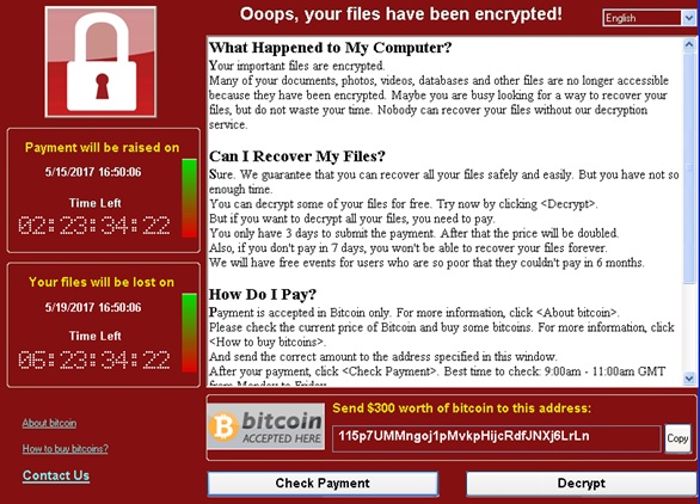 Wannacry como impedir que tu ordenador con windows se infecte