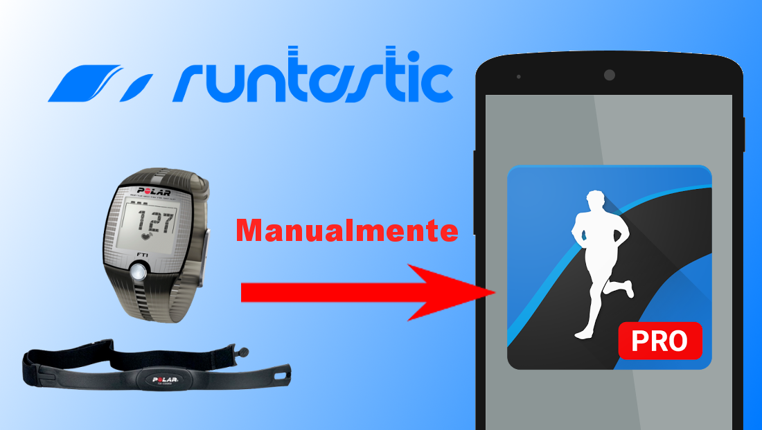 Conoce como transferir la información de tu pulsometro a la app Runtastic manualmente