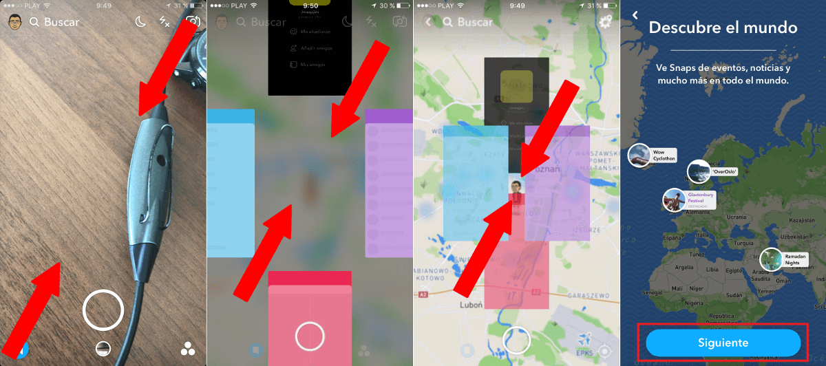 Nueva función Snap map para compartir tu ubicación con amigos