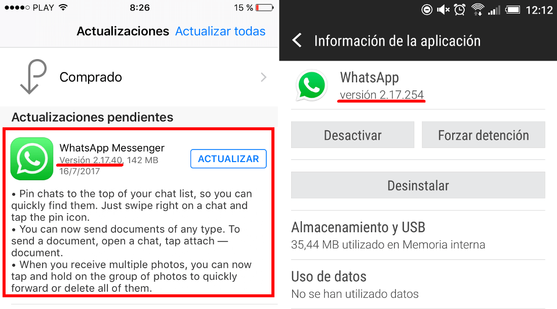Whatsapp ya permite enviar documentos en los chats
