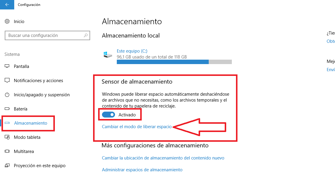 Windows 10 puede borrar archivos de la carpeta Descargas de manera automática