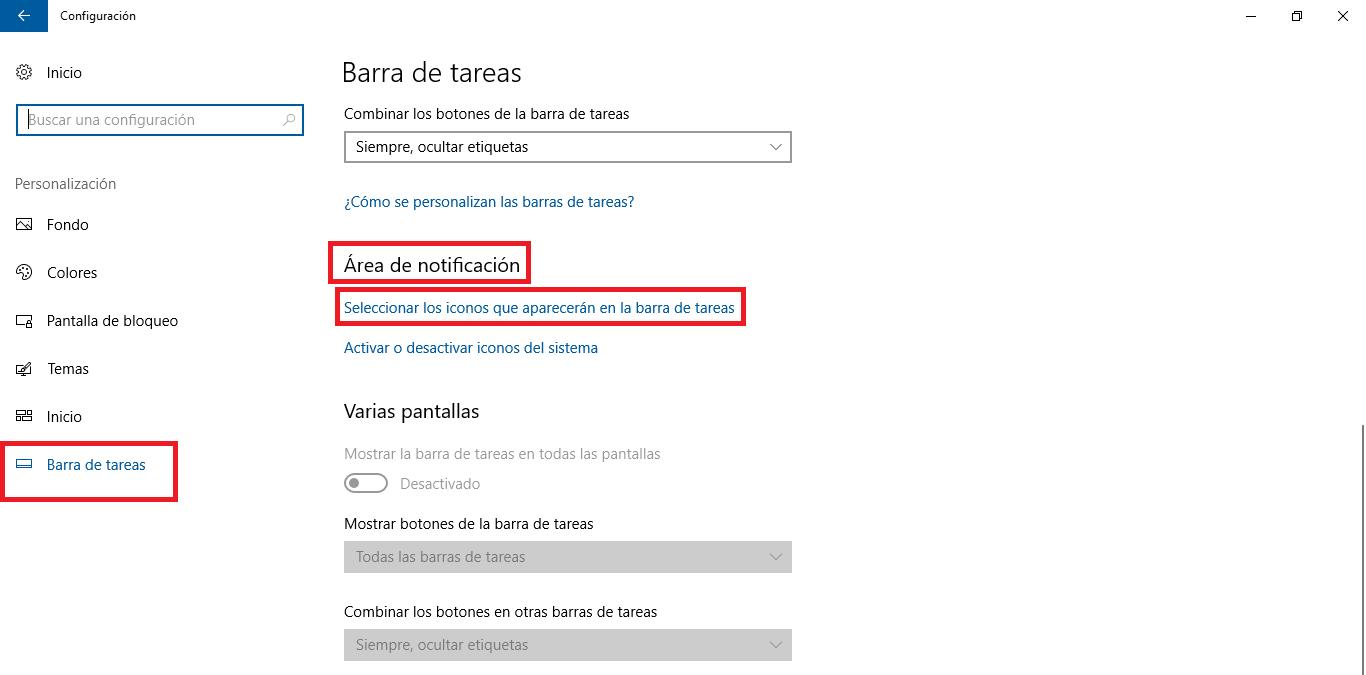 windows 10 permite ocultar los iconos de tu bandeja de sistema