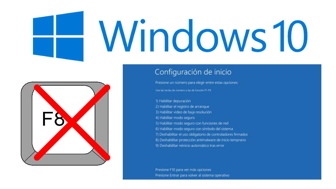acceder a la pantalla de inicio avanzada de Windows 10 directamente 