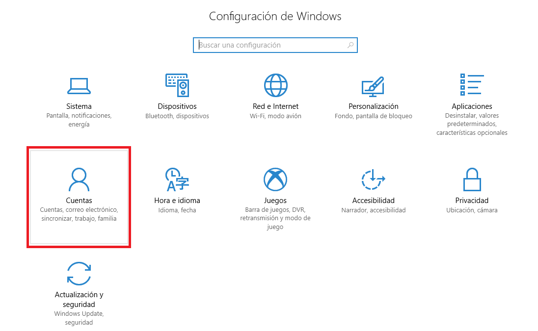 sincronizar la configuración de tu ordenador con Windows con cualquier otro ordenador usando tu cuenta de usuario 