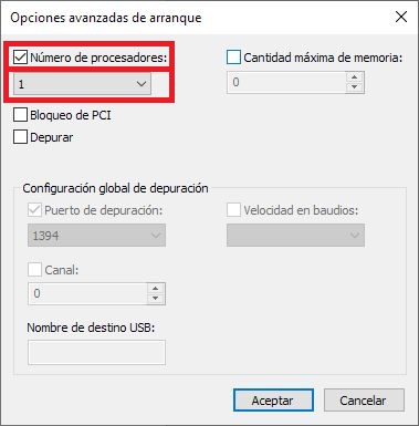 utiliza todos los nucleos de la CPU de tu ordenador con windows 10