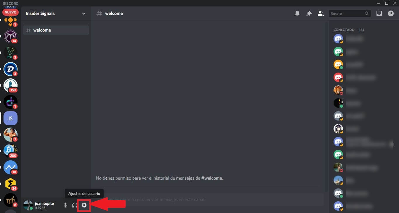 como desactivar tu cuenta de discord