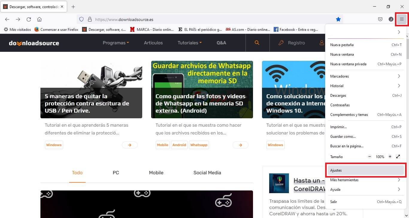 como mostrar la ventana de advertencia del cierre de pestañas de mozilla firefox