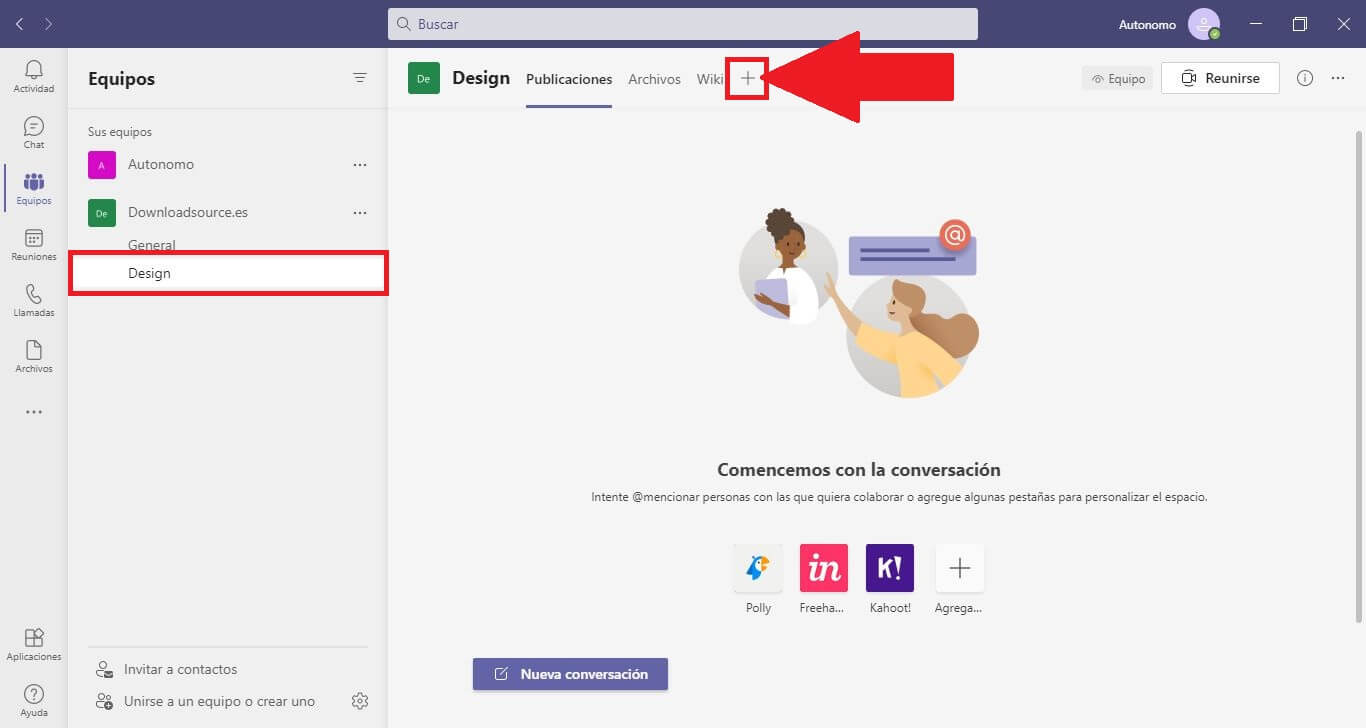 Microsoft teams permite crear encuestas 