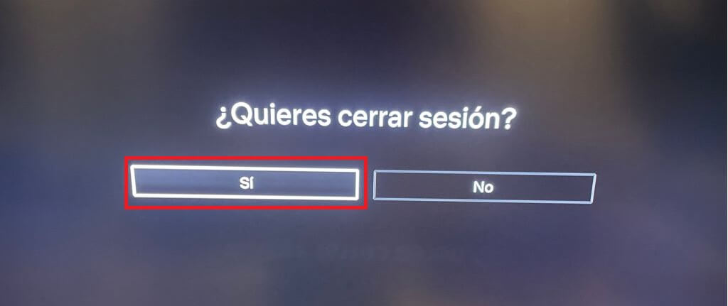 como cerrar sesión en netflix para tv