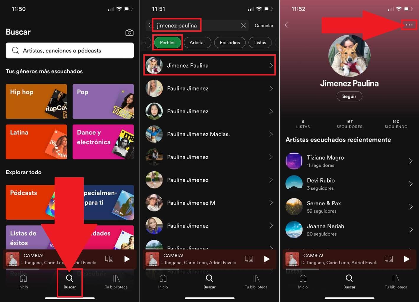 como bloquear una cuenta de spotify