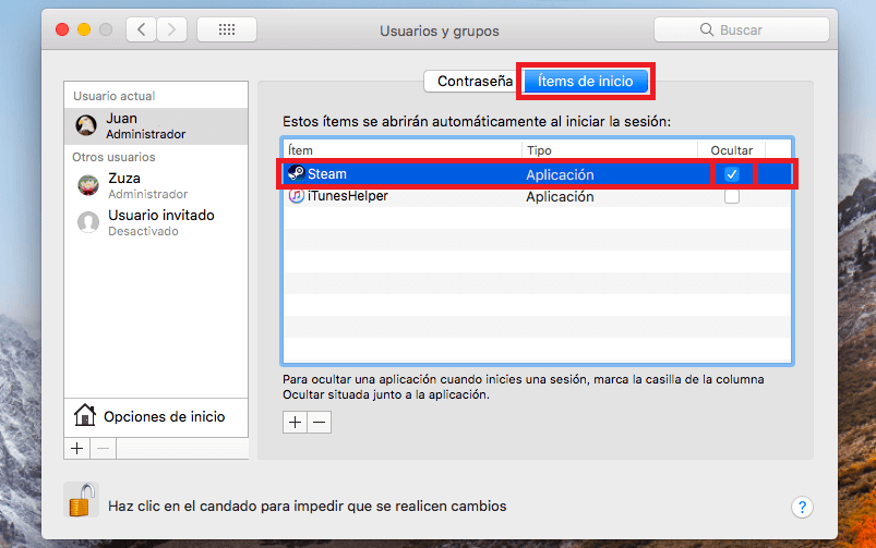 como impedir que macos abra el programa steam al encender tu mac o macbook