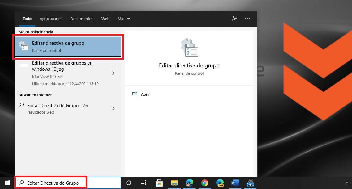 5 formas de abrir el editor de la directiva de grupos local de Windows 10