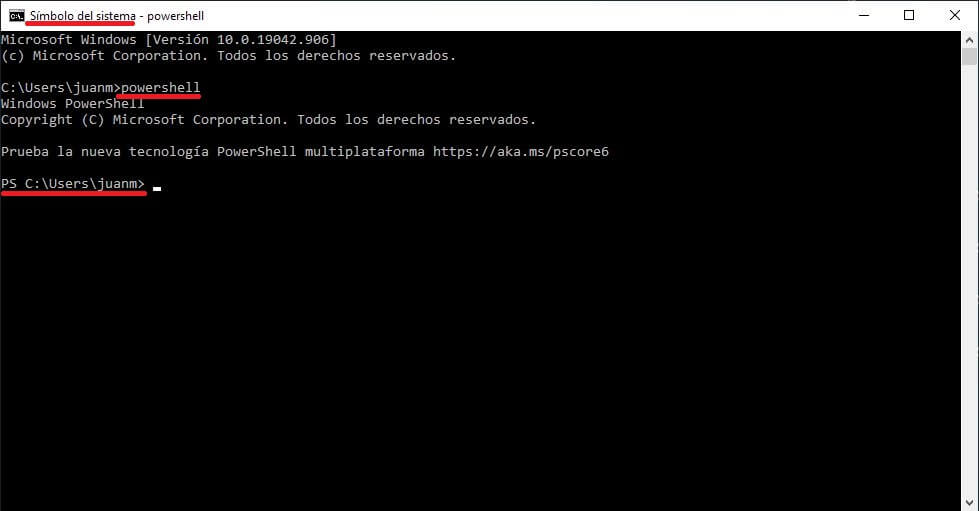 como acceder al Powershell en Windows 10 como administrador