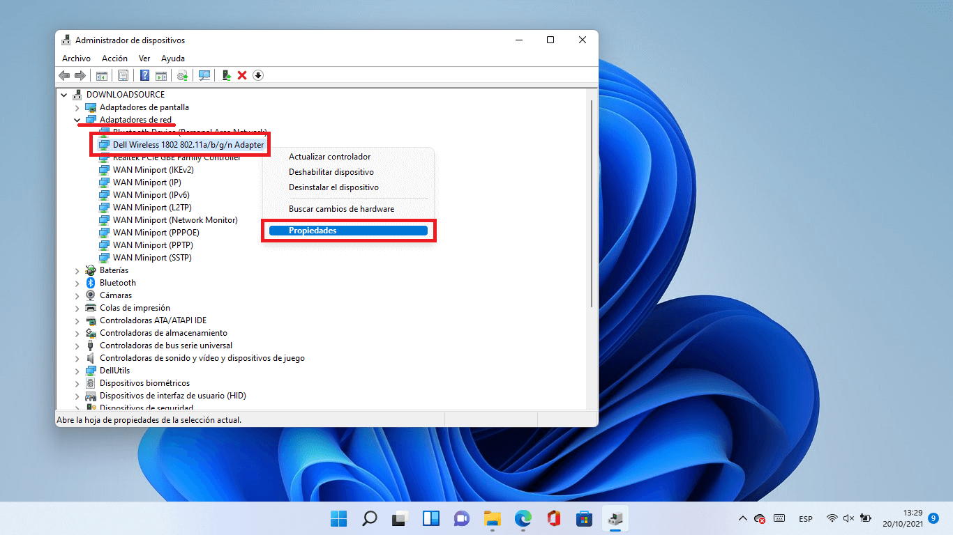 como forzar la conexión a una red wifi de 5GHz en tu ordenador con Windows 11