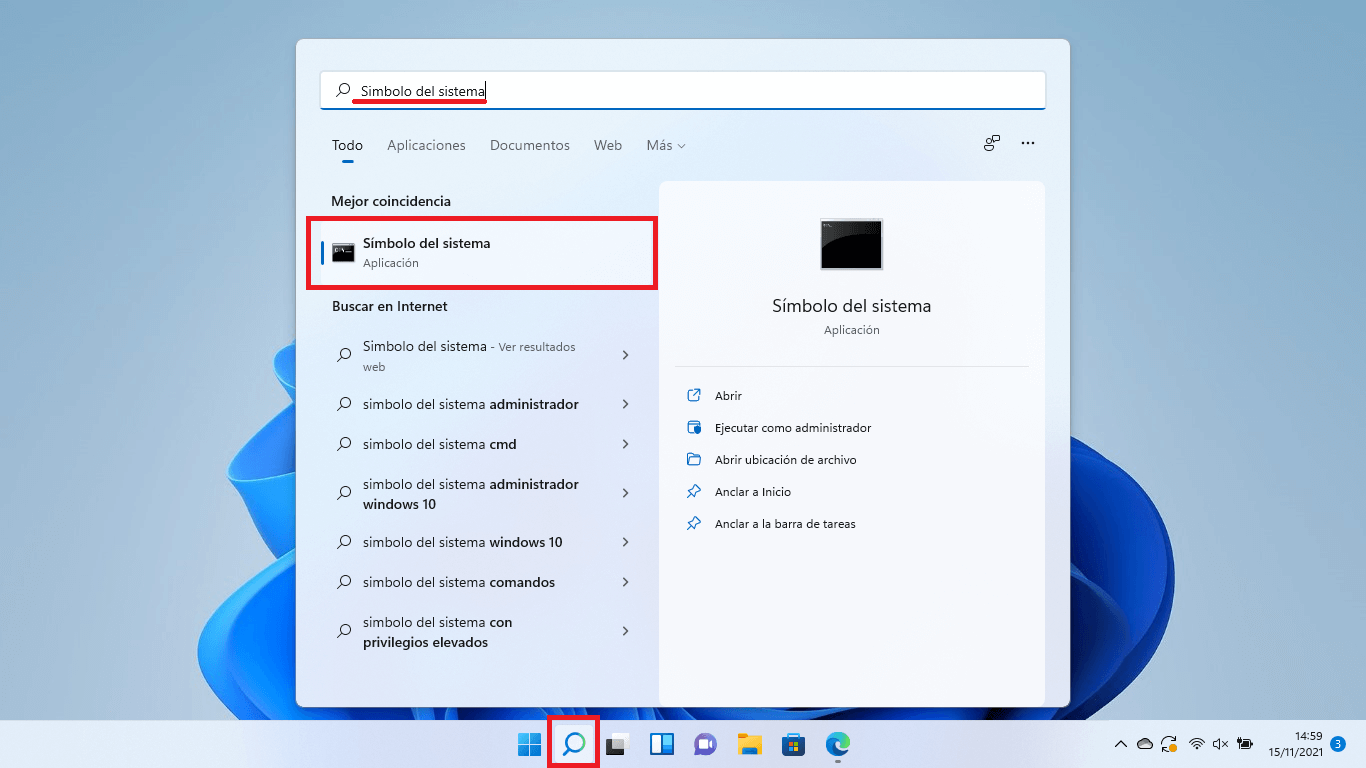 como activar los atajos de teclado para copiar y pegar comandos en simbolos del sistema de windows 11