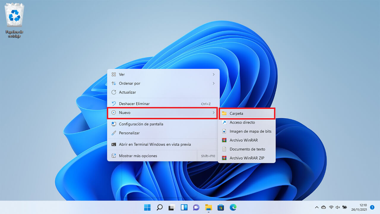 como crear la carpeta modo dios de windows 11