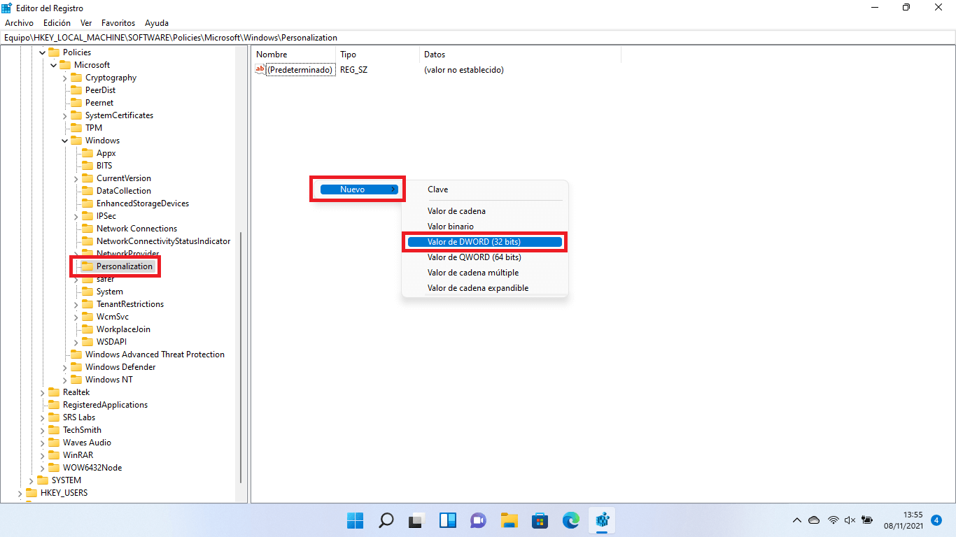 como deshabilitar la pantalla de bloqueo de Windows 11