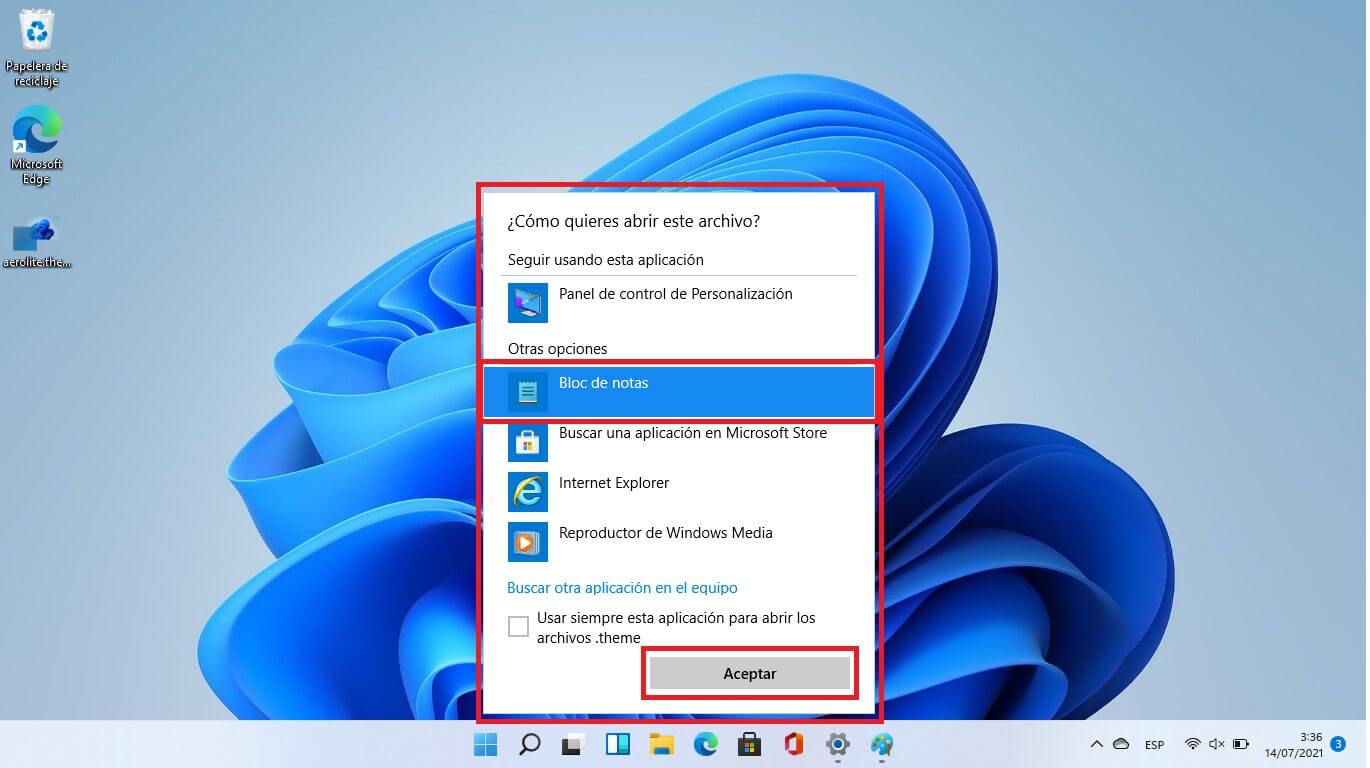 como instalar el tema aero lite de windows 11