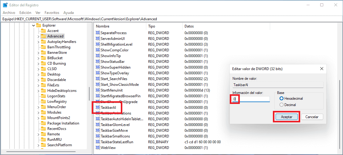 iconos de la barra de tareas a la izquierda en Windows 11