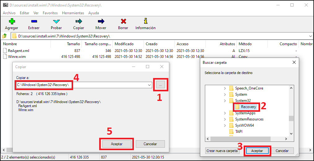 solucionar el error de la activacion de entorno de recuperacion en windows 11 o 10