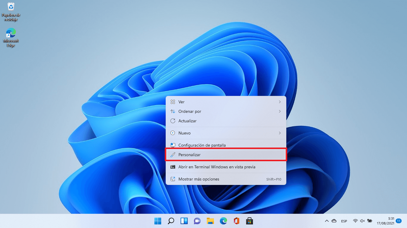 como mostrar los iconos antiguos en windows 11