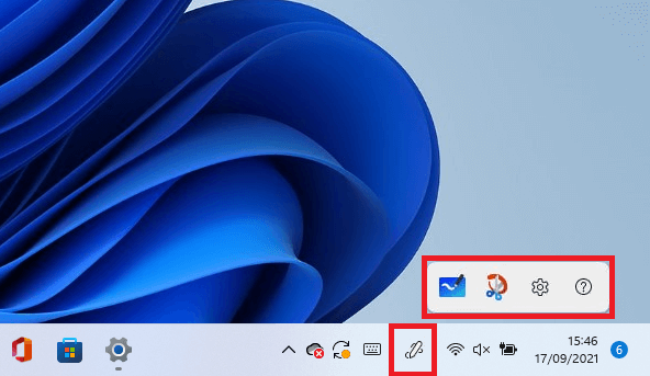 usar el icono y menu de lapiz en windows 11