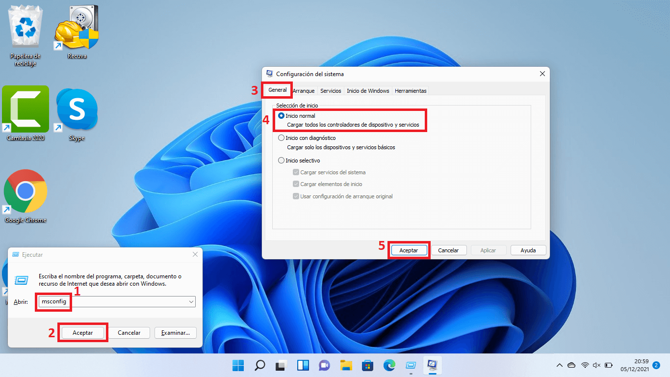 como activar el modo seguro de windows 11