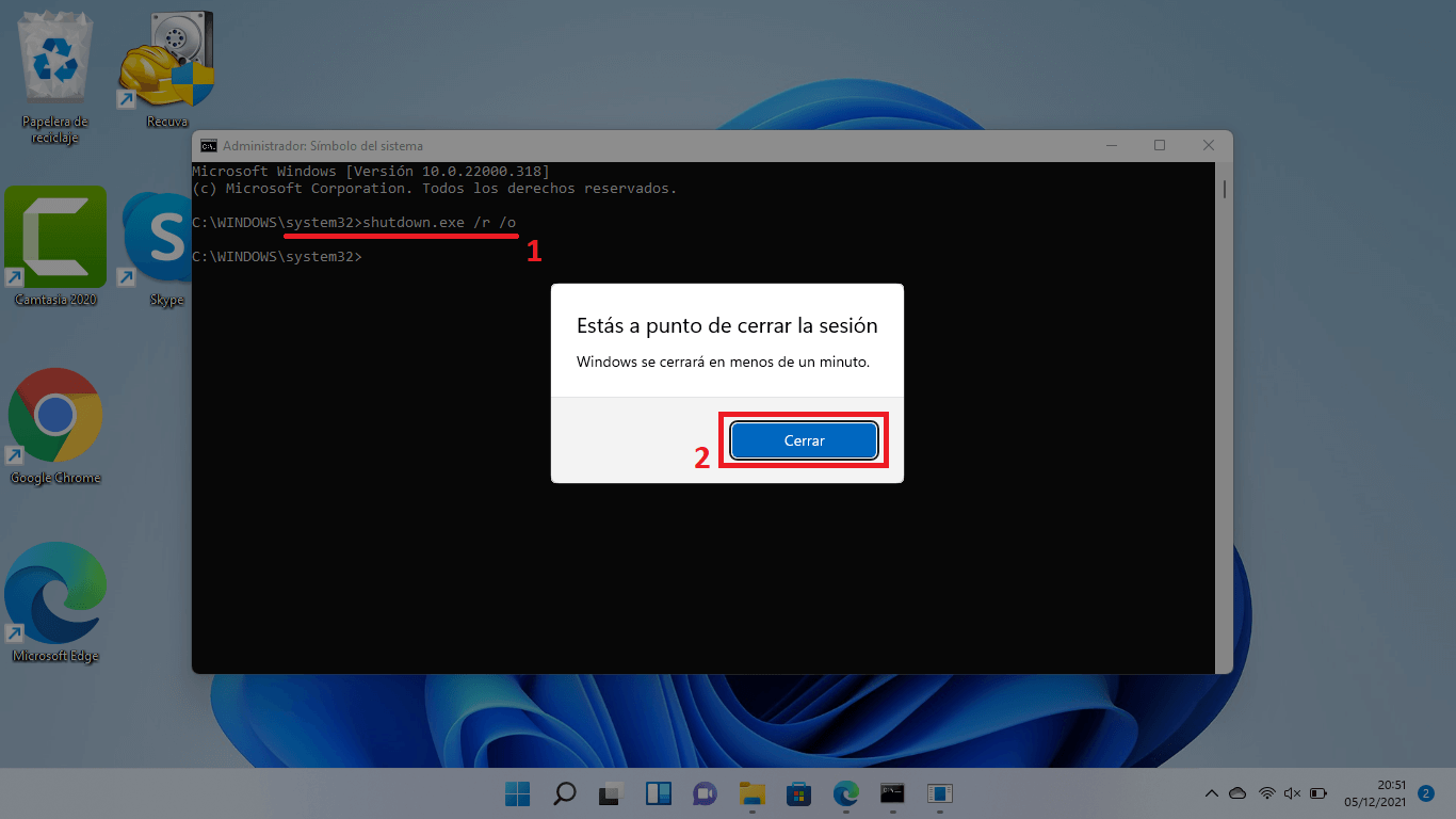 modo seguro en windows 11