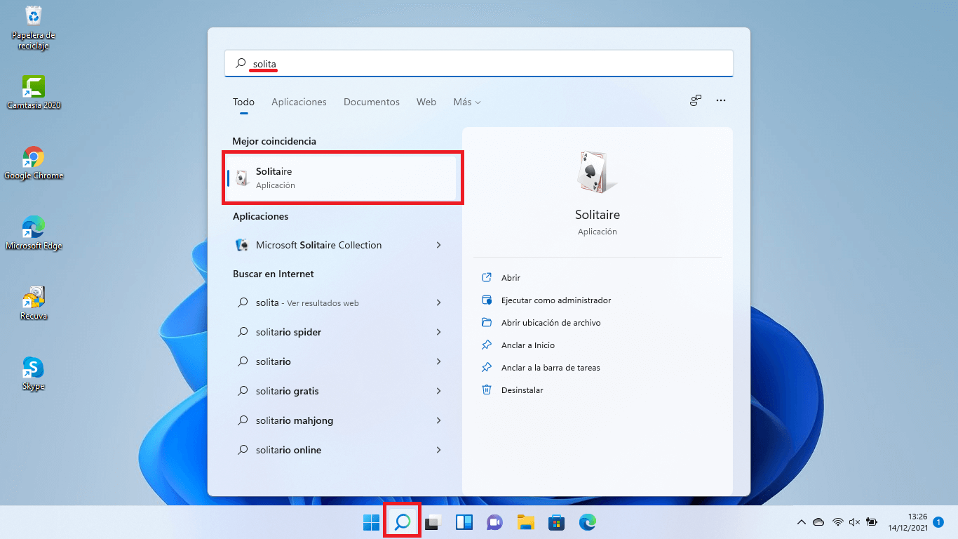 Instalar buscaminas en Windows 11