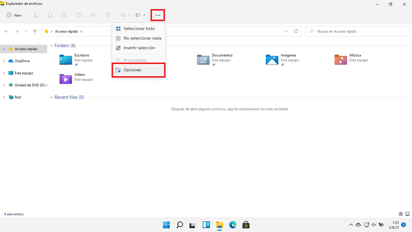 como mostrar las carpetas y archivos ocultos de windows 11