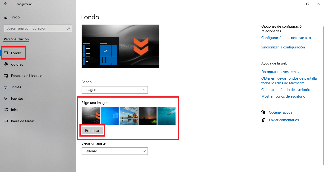 windows 10 permite usar un fondo diferente para cada escritorio virtual
