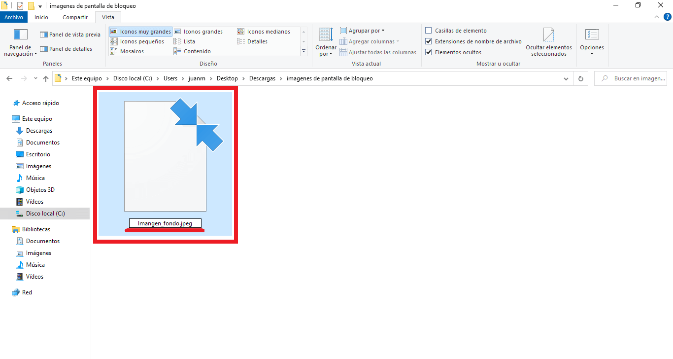 como obtener las imagenes de la pantalla de bloqueo de Windows 10