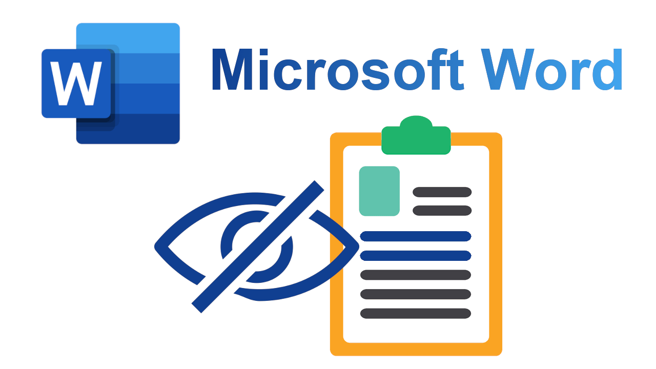 como ocultar parte del texto de un documento word